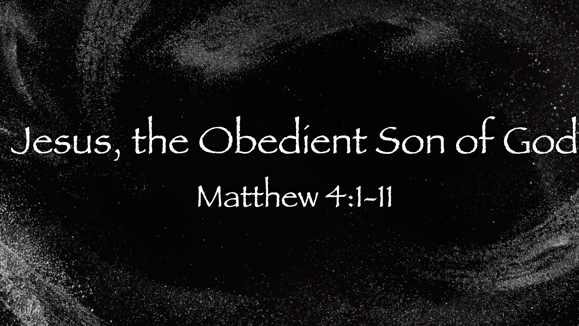 Jesus, The Obedient Son Of God episode artwork