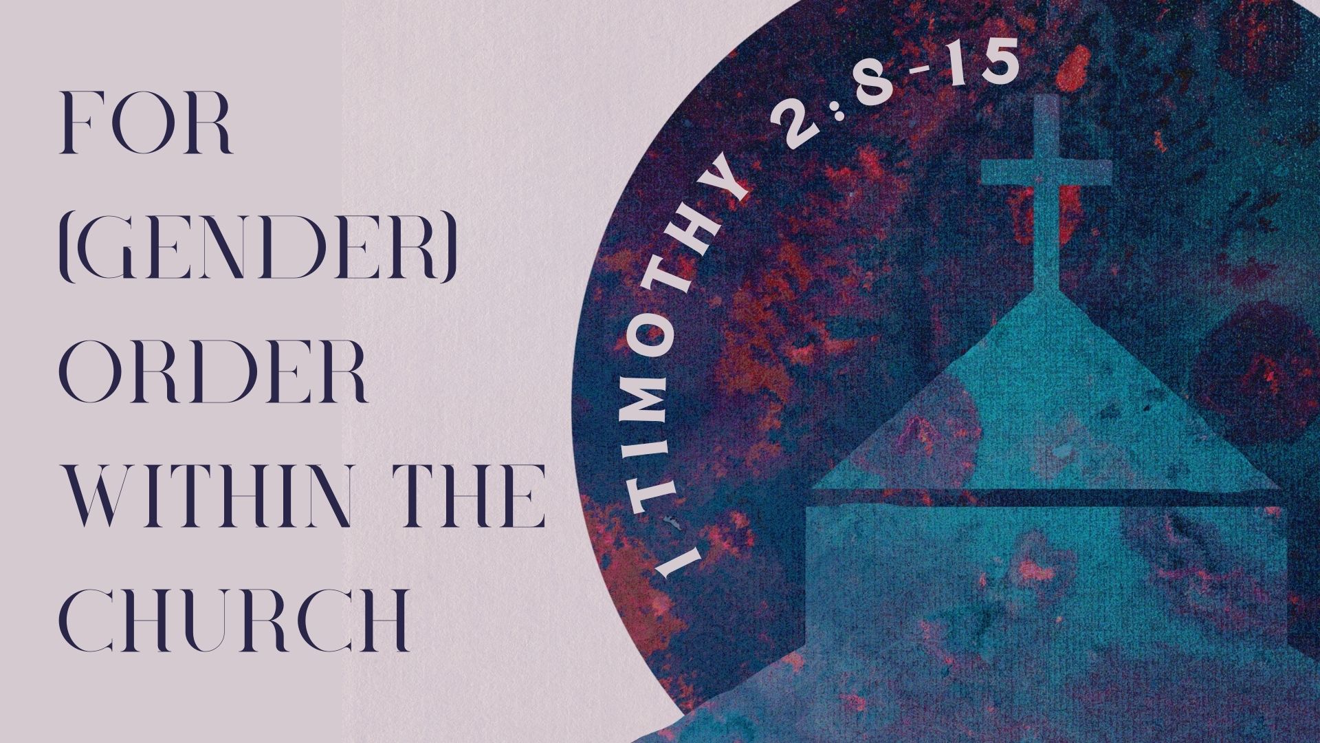 For (Gender) Order Within the Church episode artwork