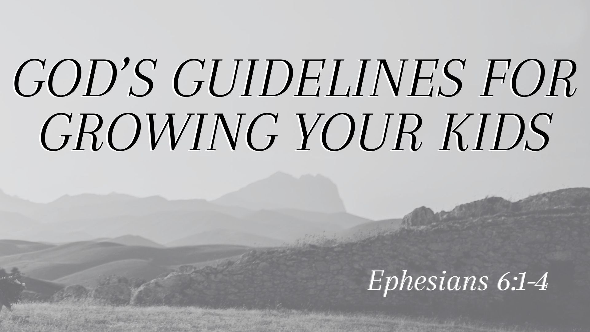 God's Guidelines for Growing Your Kids episode artwork