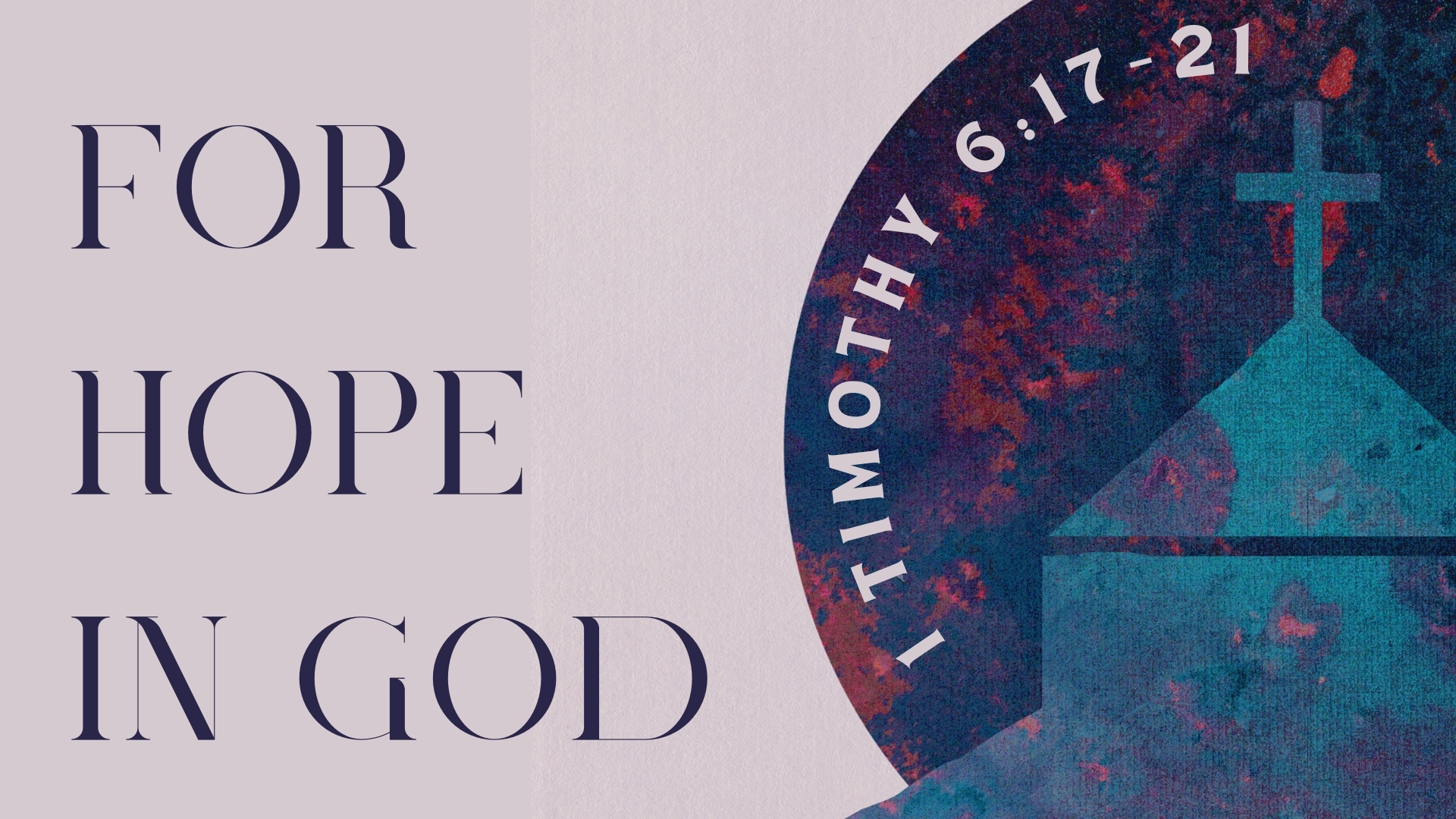 For Hope In God episode artwork