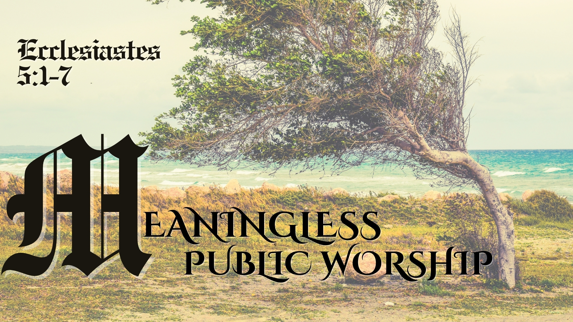Meaningless Public Worship episode artwork