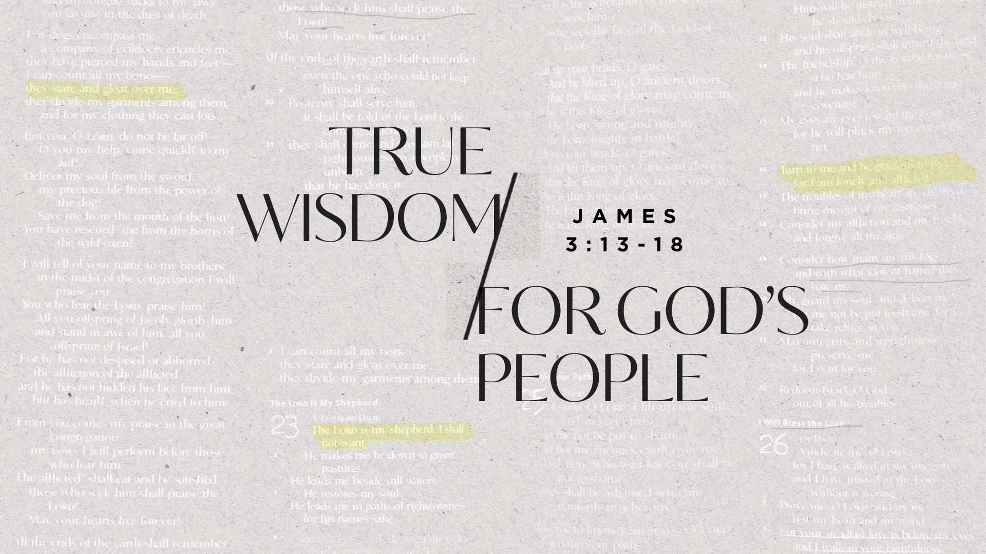 True Wisdom For God's People episode artwork