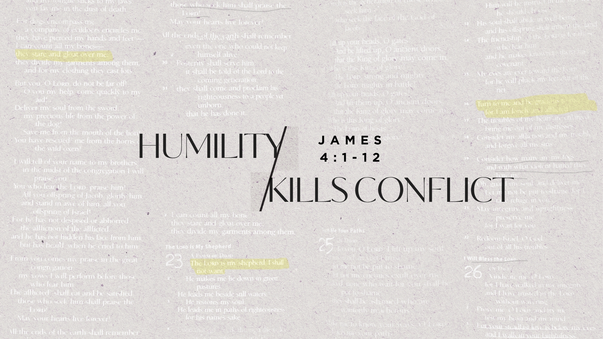 Humility Kills Conflict episode artwork