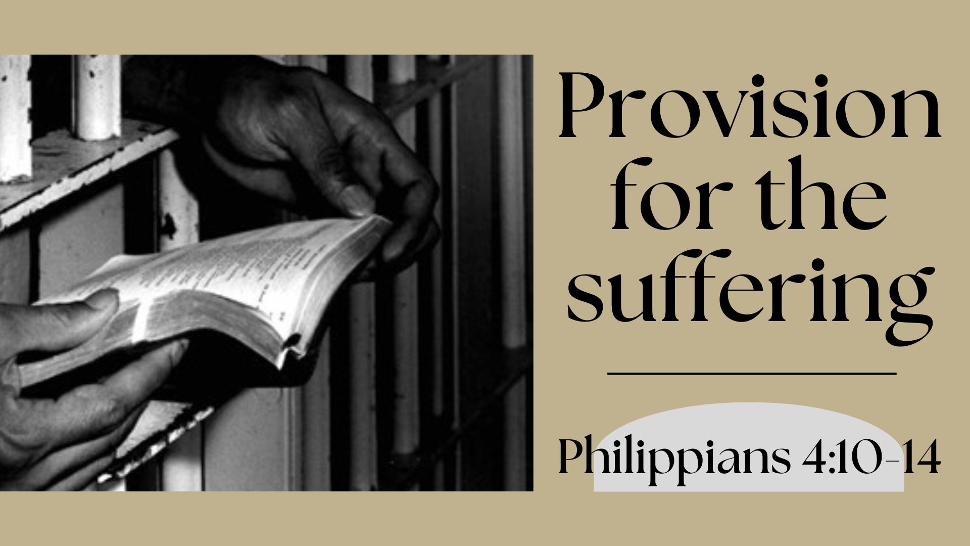 Provision for the Suffering episode artwork