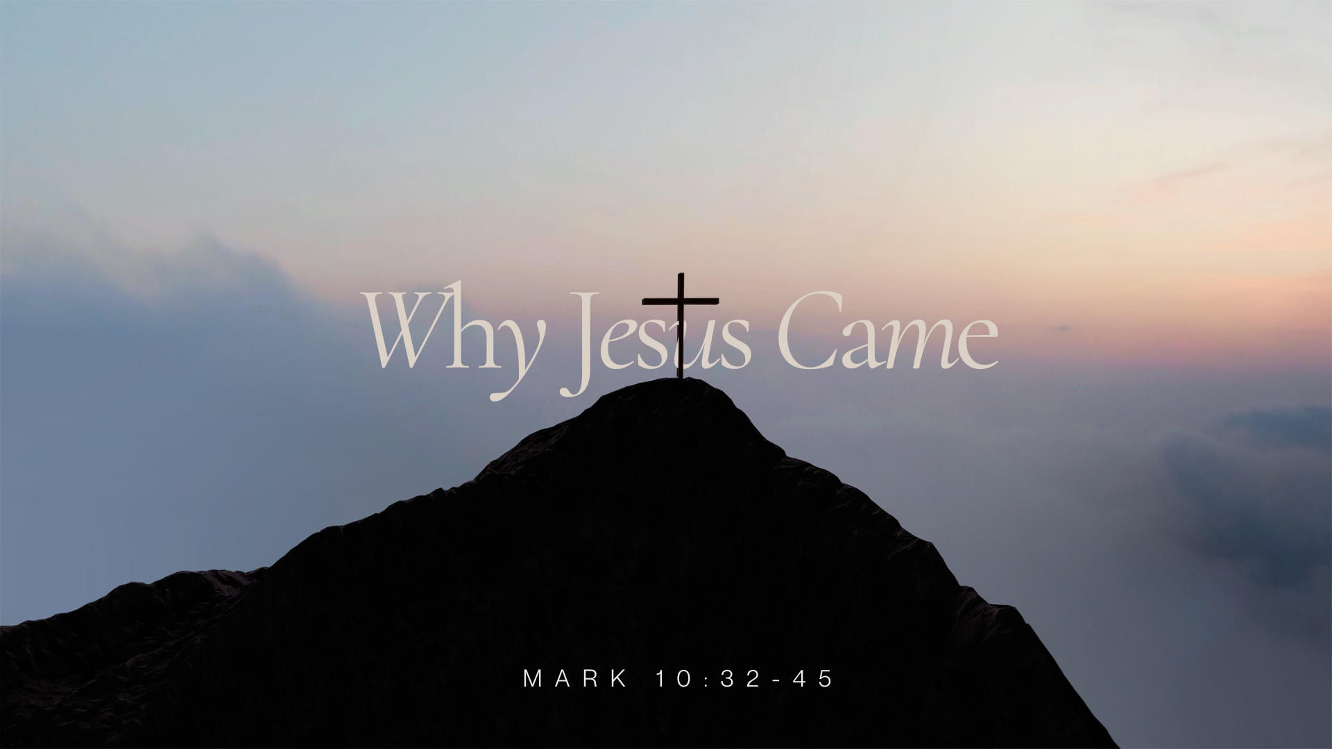Why Jesus Came episode artwork